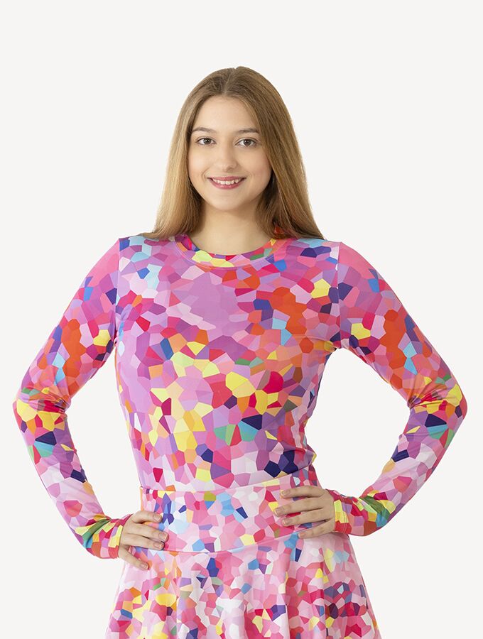 pink long sleeve shirts