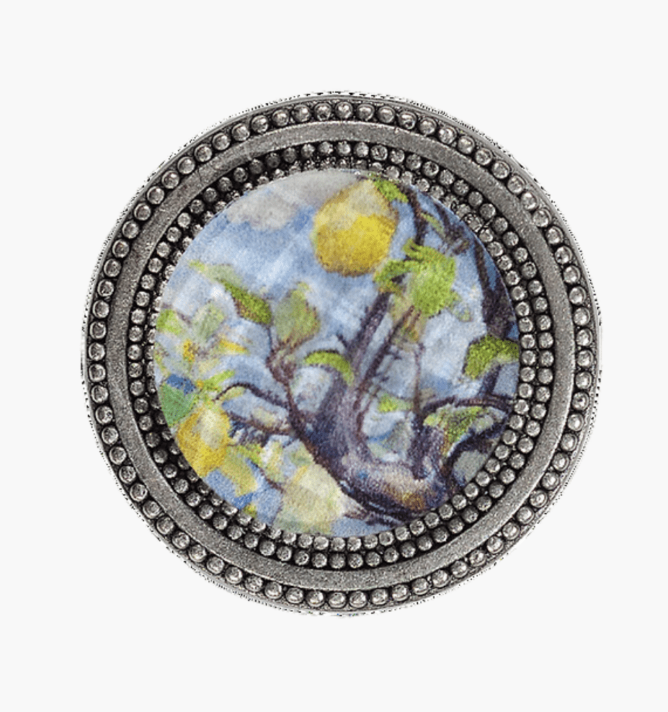 Lovely Lemons Silver Magnetic Pin