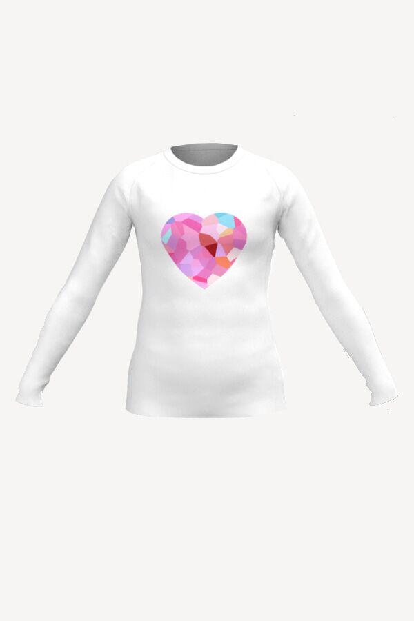 girls top pink confetti